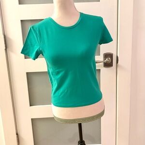 Zara Vibrant Green Short Sleeve Tee